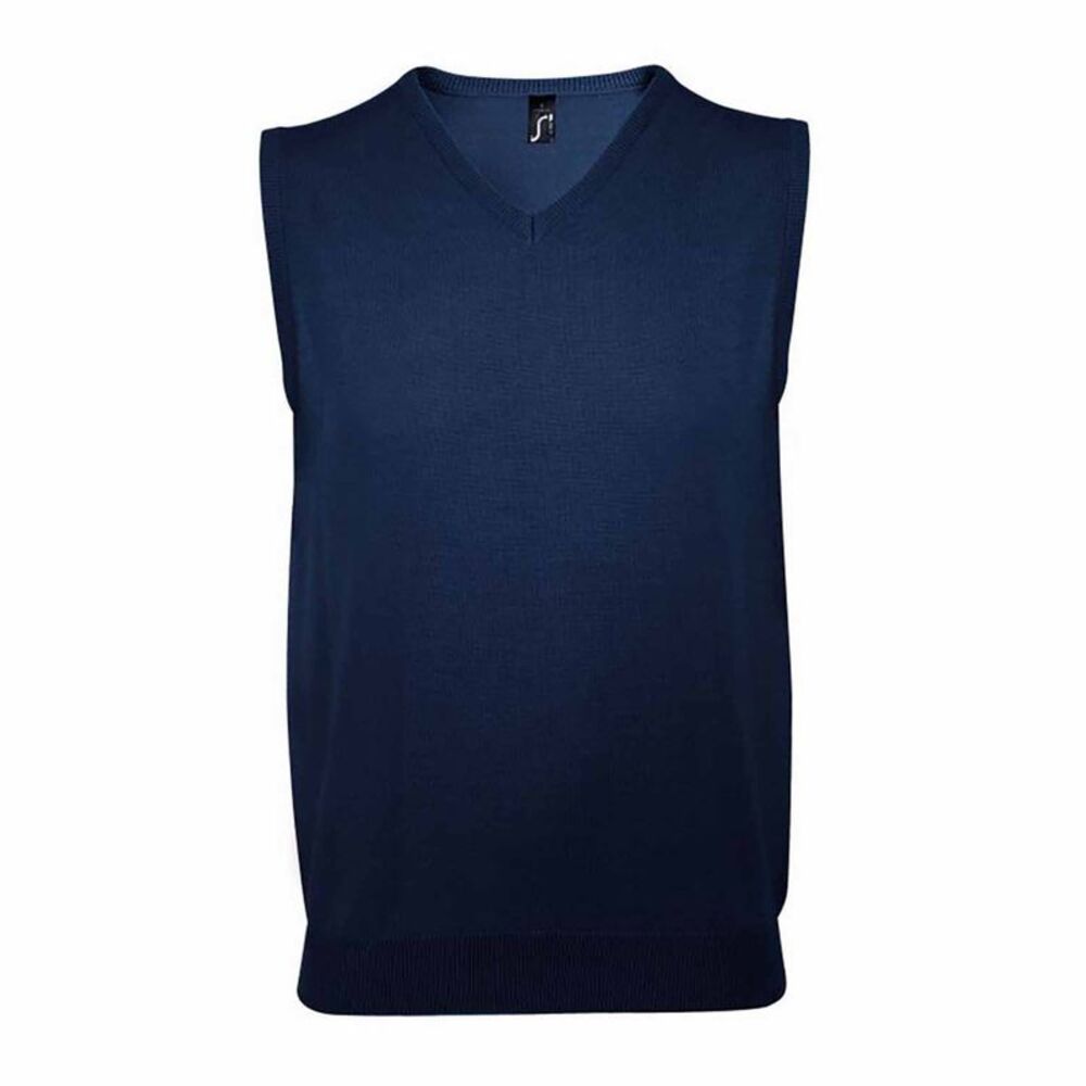 SOLS Unisex Unisex Gentlemen Sleeveless V Neck Sweater Vest / Navy
